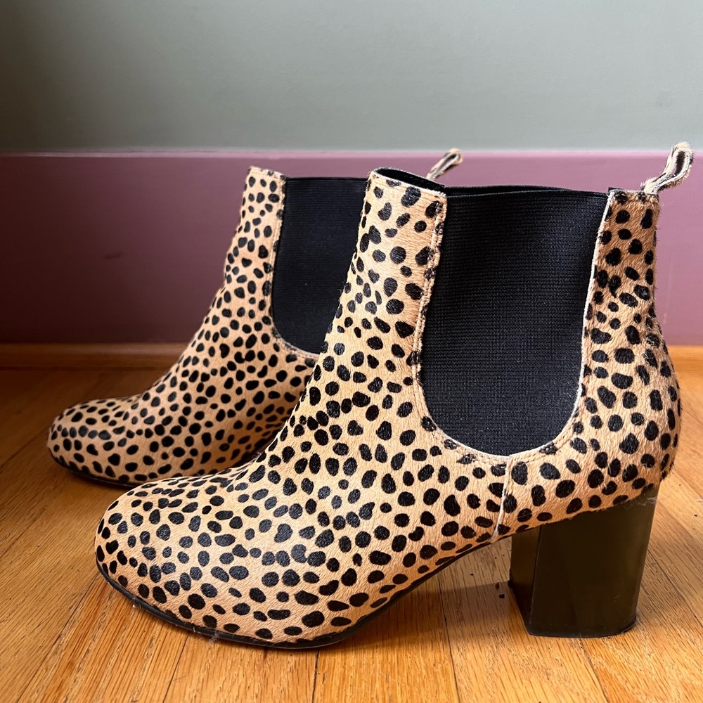 Sole Society Cheetah Print Boots